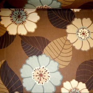 Flower Power Tobacco Trending Large Floral Fabric